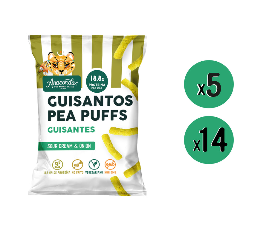 Gusanitos de Guisantes Sabor Sour Cream & Onion